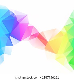 Colorful Polygonal Mosaic Background, Creative Design Templates