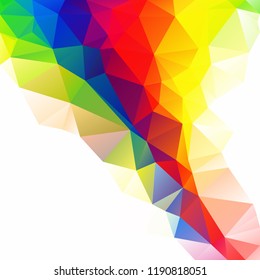 Colorful Polygonal Mosaic Background, Creative Design Templates