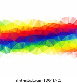 Colorful Polygonal Mosaic Background, Creative Design Templates