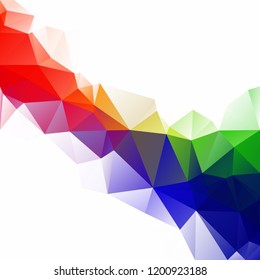 Colorful Polygonal Mosaic Background, Creative Design Templates