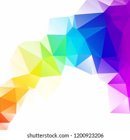 Colorful Polygonal Mosaic Background, Creative Design Templates