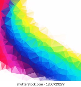 Colorful Polygonal Mosaic Background, Creative Design Templates