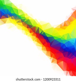 Colorful Polygonal Mosaic Background, Creative Design Templates