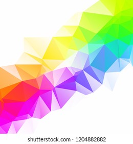 Colorful Polygonal Mosaic Background, Creative Design Templates