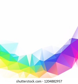 Colorful Polygonal Mosaic Background, Creative Design Templates