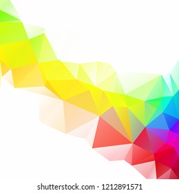 Colorful Polygonal Mosaic Background, Creative Design Templates