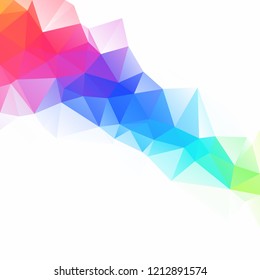 Colorful Polygonal Mosaic Background, Creative Design Templates