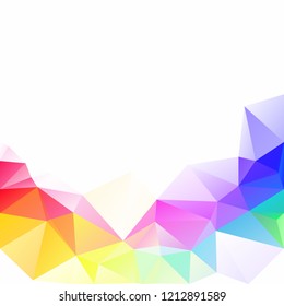 Colorful Polygonal Mosaic Background, Creative Design Templates