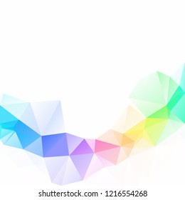 Colorful Polygonal Mosaic Background, Creative Design Templates