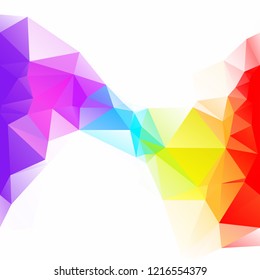Colorful Polygonal Mosaic Background, Creative Design Templates