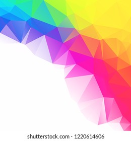 Colorful Polygonal Mosaic Background, Creative Design Templates