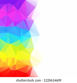 Colorful Polygonal Mosaic Background, Creative Design Templates