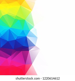 Colorful Polygonal Mosaic Background, Creative Design Templates