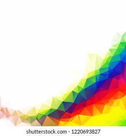 Colorful Polygonal Mosaic Background, Creative Design Templates