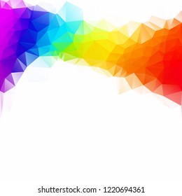 Colorful Polygonal Mosaic Background, Creative Design Templates