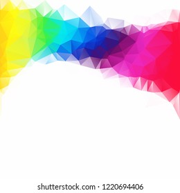 Colorful Polygonal Mosaic Background, Creative Design Templates