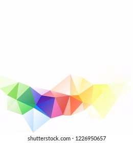 Colorful Polygonal Mosaic Background, Creative Design Templates