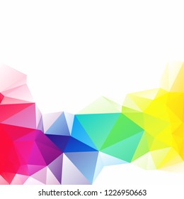 Colorful Polygonal Mosaic Background, Creative Design Templates