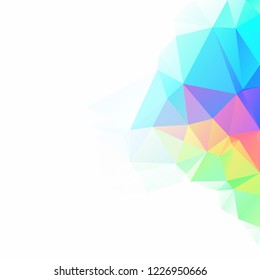 Colorful Polygonal Mosaic Background, Creative Design Templates