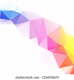 Colorful Polygonal Mosaic Background, Creative Design Templates