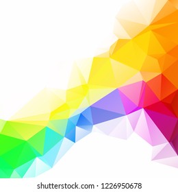 Colorful Polygonal Mosaic Background, Creative Design Templates