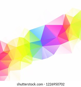 Colorful Polygonal Mosaic Background, Creative Design Templates