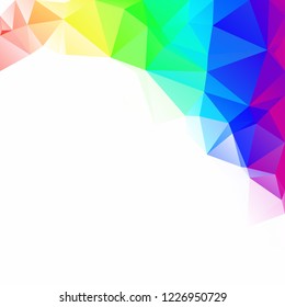 Colorful Polygonal Mosaic Background, Creative Design Templates
