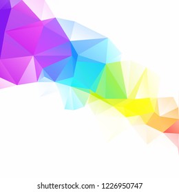 Colorful Polygonal Mosaic Background, Creative Design Templates
