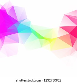 Colorful Polygonal Mosaic Background, Creative Design Templates