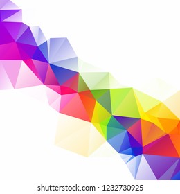 Colorful Polygonal Mosaic Background, Creative Design Templates