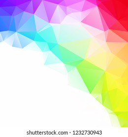 Colorful Polygonal Mosaic Background, Creative Design Templates