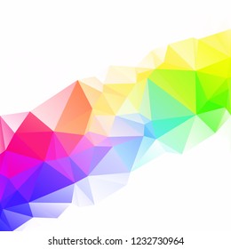Colorful Polygonal Mosaic Background, Creative Design Templates