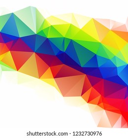 Colorful Polygonal Mosaic Background, Creative Design Templates