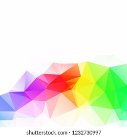 Colorful Polygonal Mosaic Background, Creative Design Templates