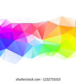 Colorful Polygonal Mosaic Background, Creative Design Templates
