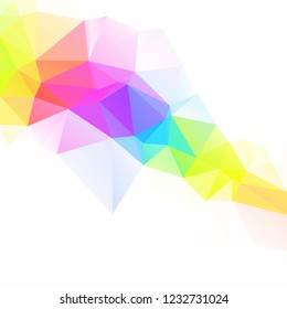 Colorful Polygonal Mosaic Background, Creative Design Templates