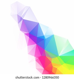 Colorful Polygonal Mosaic Background, Creative Design Templates