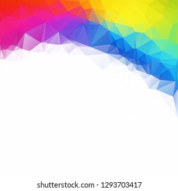 Colorful Polygonal Mosaic Background, Creative Design Templates