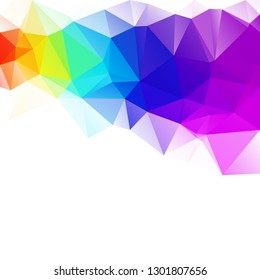 Colorful Polygonal Mosaic Background, Creative Design Templates