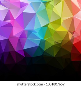 Colorful Polygonal Mosaic Background, Creative Design Templates