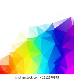 Colorful Polygonal Mosaic Background, Creative Design Templates