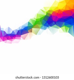 Colorful Polygonal Mosaic Background, Creative Design Templates