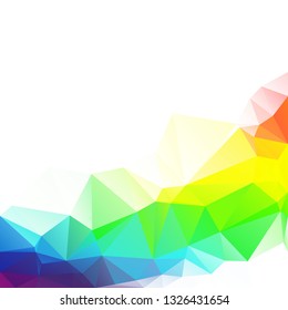 Colorful Polygonal Mosaic Background, Creative Design Templates
