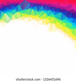 Colorful Polygonal Mosaic Background, Creative Design Templates