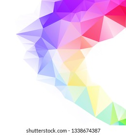 Colorful Polygonal Mosaic Background, Creative Design Templates