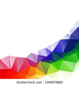Colorful Polygonal Mosaic Background, Creative Design Templates