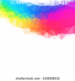 Colorful Polygonal Mosaic Background, Creative Design Templates