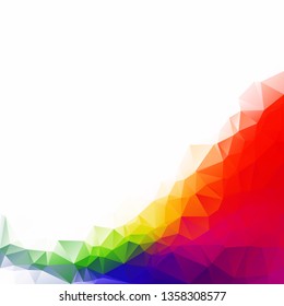 Colorful Polygonal Mosaic Background, Creative Design Templates