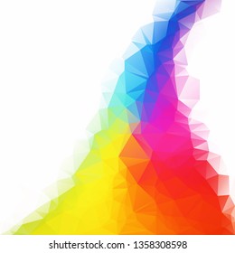Colorful Polygonal Mosaic Background, Creative Design Templates
