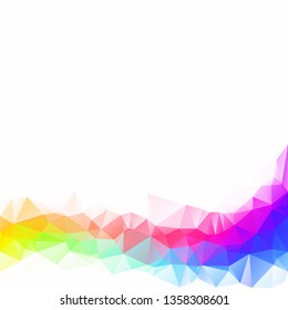 Colorful Polygonal Mosaic Background, Creative Design Templates
